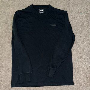 North Face Long Sleeve BLACK SHIRT - EXCELLENT - Size Large